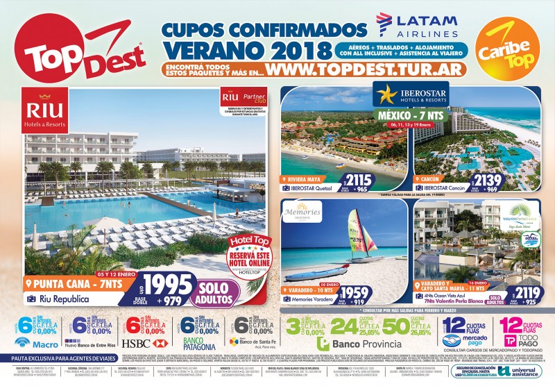 Cupos confirmados volando con Latam